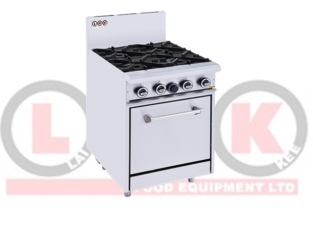 LKK 4 OPEN BURNER + STATIC OVEN