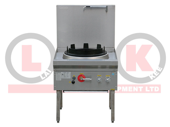 LKK SINGLE BURNER WOK BENCH 17"WOK RING BK-DR 17 