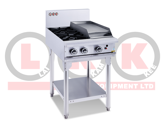 LKK 2 OPEN BURNER WITH 300mm GRIDDLE
